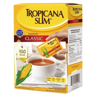 

Tropicana Slim Classic 100's Sachet / Gula Kesehatan / Gula Diet