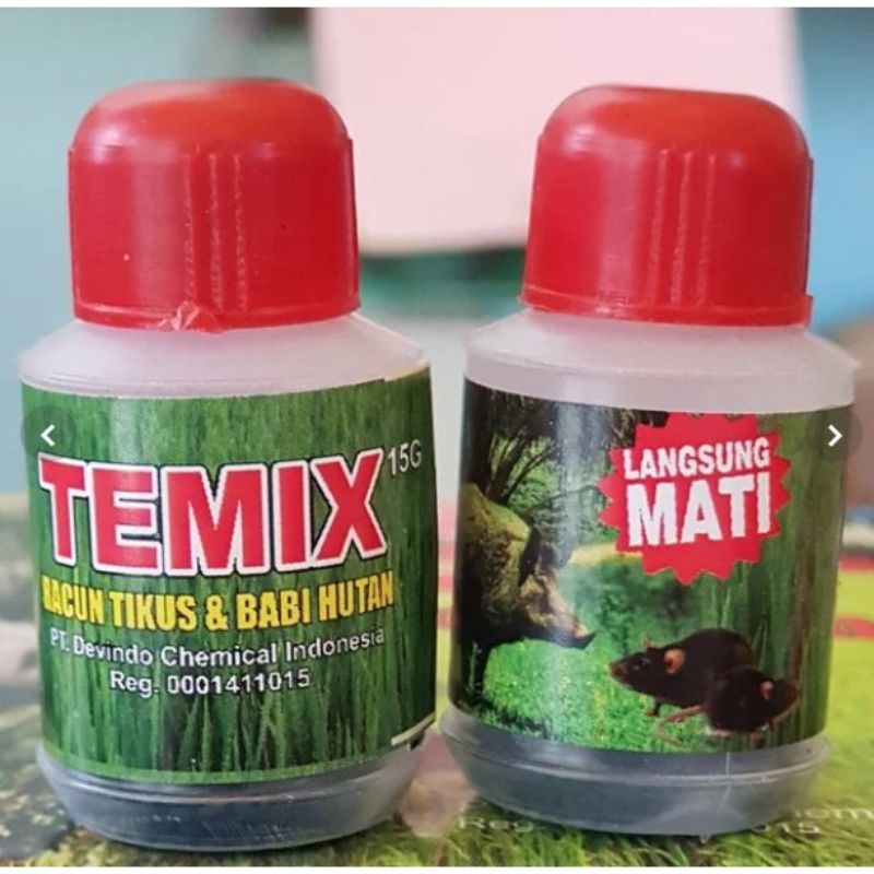 TEMIX TEMIK RACUN PEMBASMI TIKUS AMPUH LANGSUNG MATI