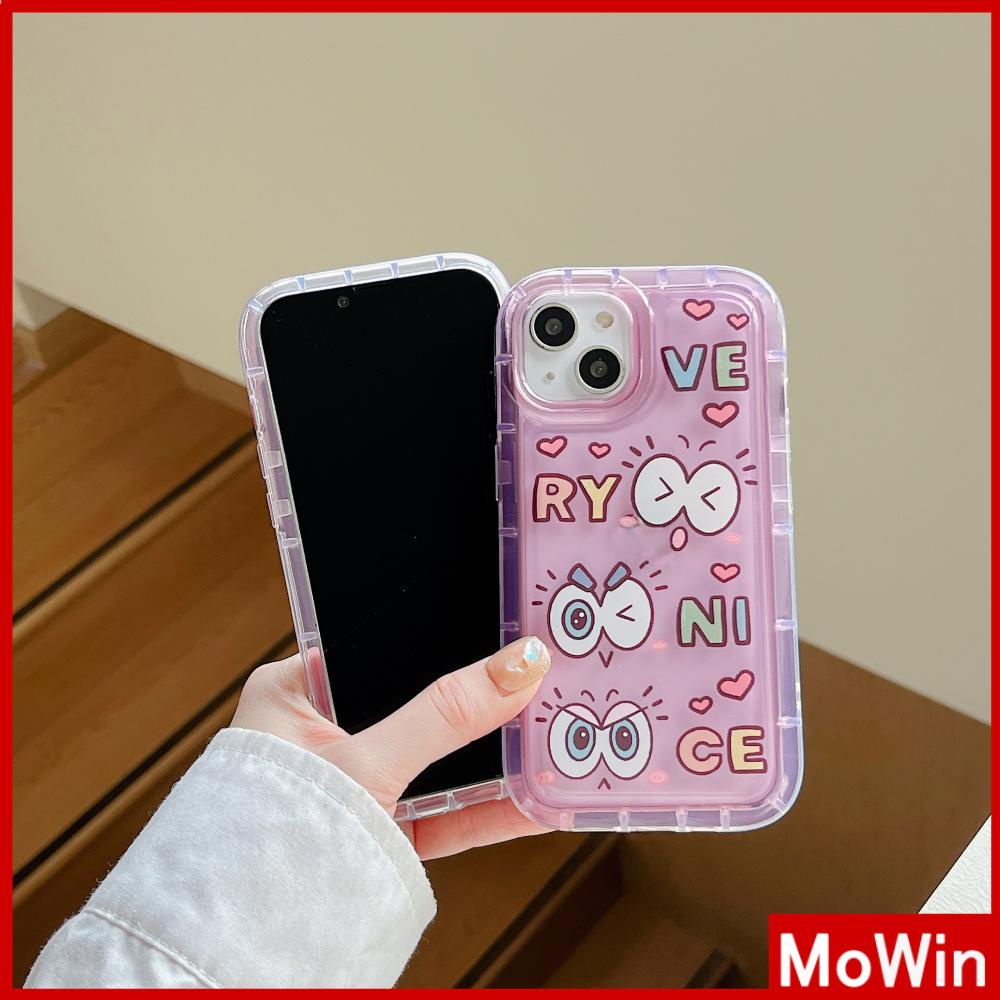 For iPhone 14 Pro Max iPhone Case TPU Clear Case Soft Case Airbag Shockproof Pink Cartoon Cute Compatible For iPhone 13 Pro Max 12 Pro Max 11 Pro Max 7plus XR xs max 8plus 6sPlus