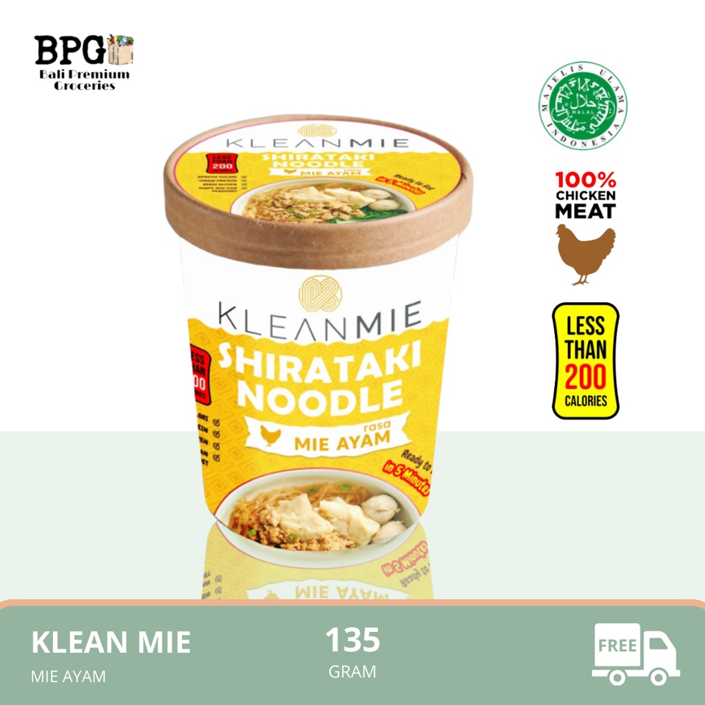 

KLEANMIE SHIRATAKI NOODLE MIE AYAM 135GR
