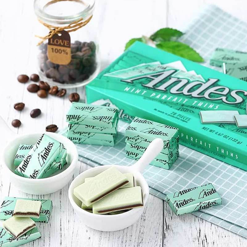 

ANDES Cokelat Creme De Menthe Thins 28 pcs Andes Coklat Mint Original