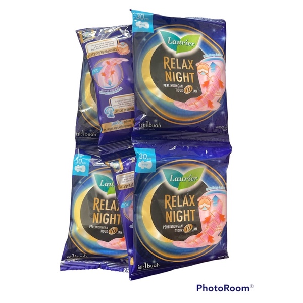 laurier night 30cm renceng - 6 sachet