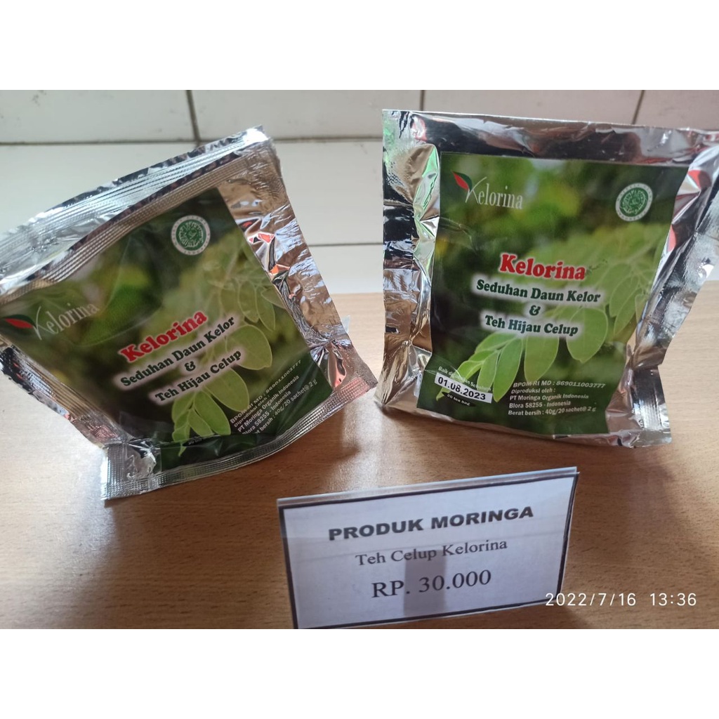 

Teh Hijau Daun Kelor