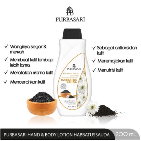 ^ KYRA ^ Purbasari Hand and Body Lotion Zaitun Olive Oil Habbatussauda Perawatan Tubuh Habatusauda