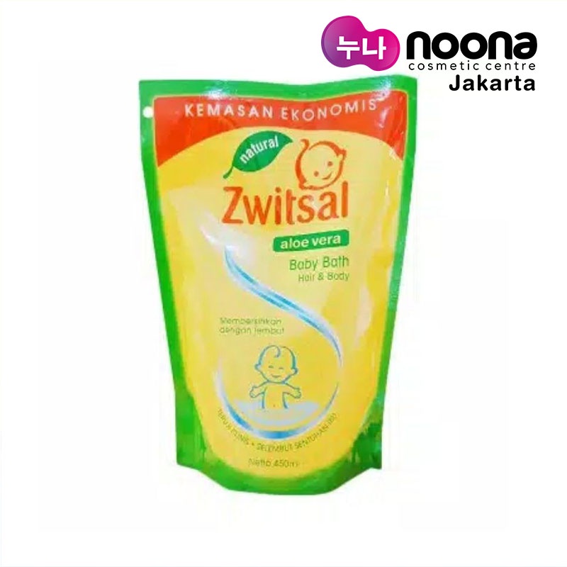 ZWITSAL ALOE VERA BABY BATH HAIR &amp; BODY REFILL 450 ml