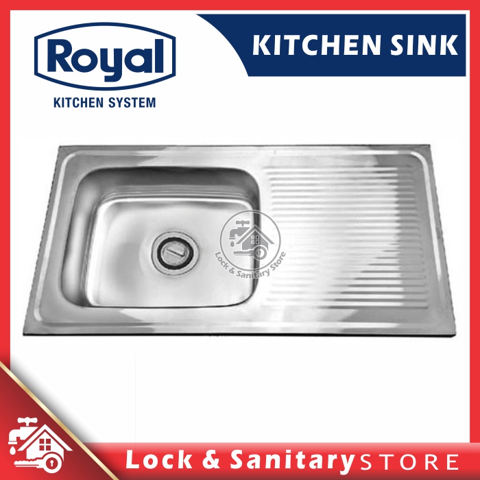 Kitchen Sink ROYAL SB 38 Bak Cuci Piring Wastafel Dapur Body Only