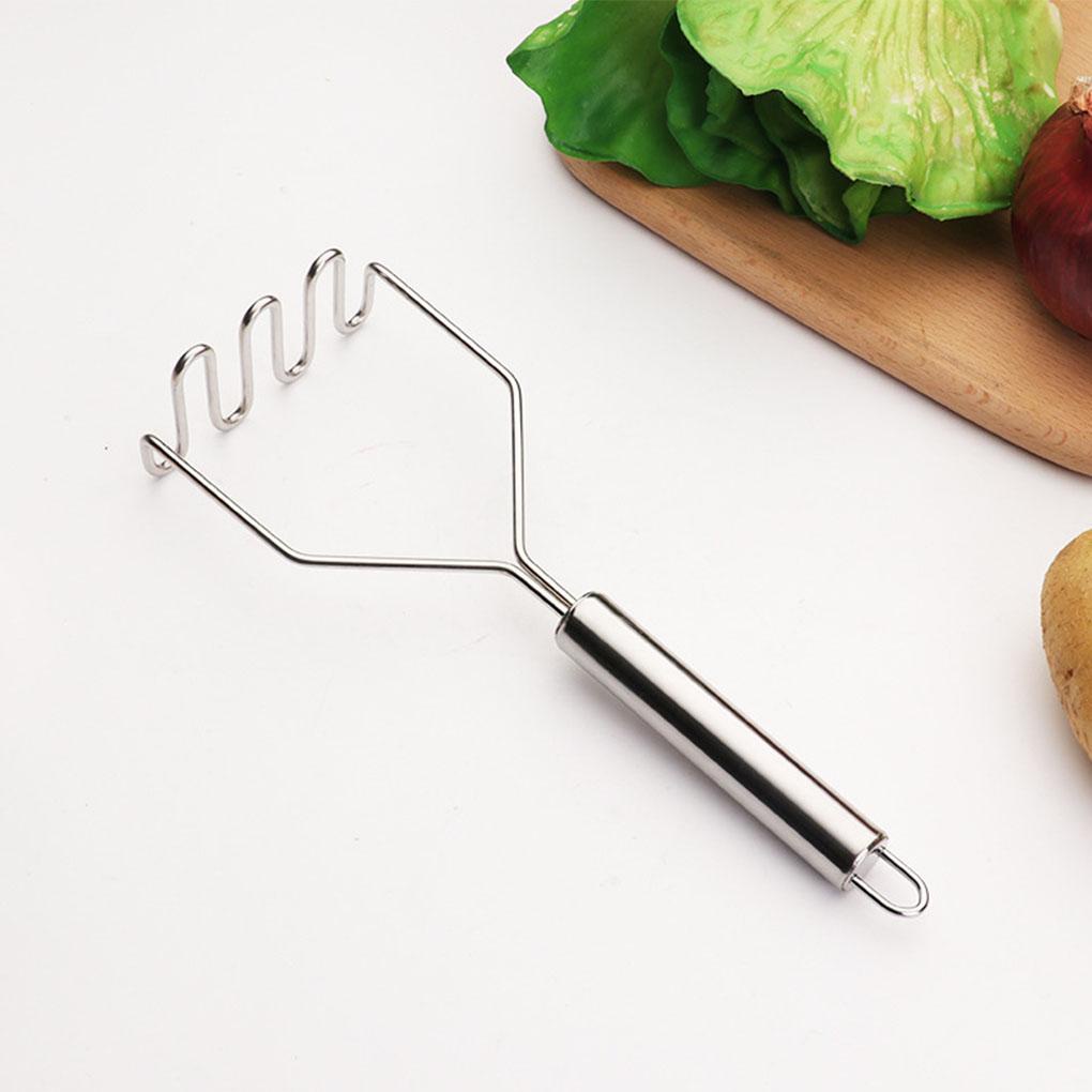 Potato Masher Sayur Kentang Bawang Putih Labu Tumbuk Alat Press Penghalus Nasi Stainless