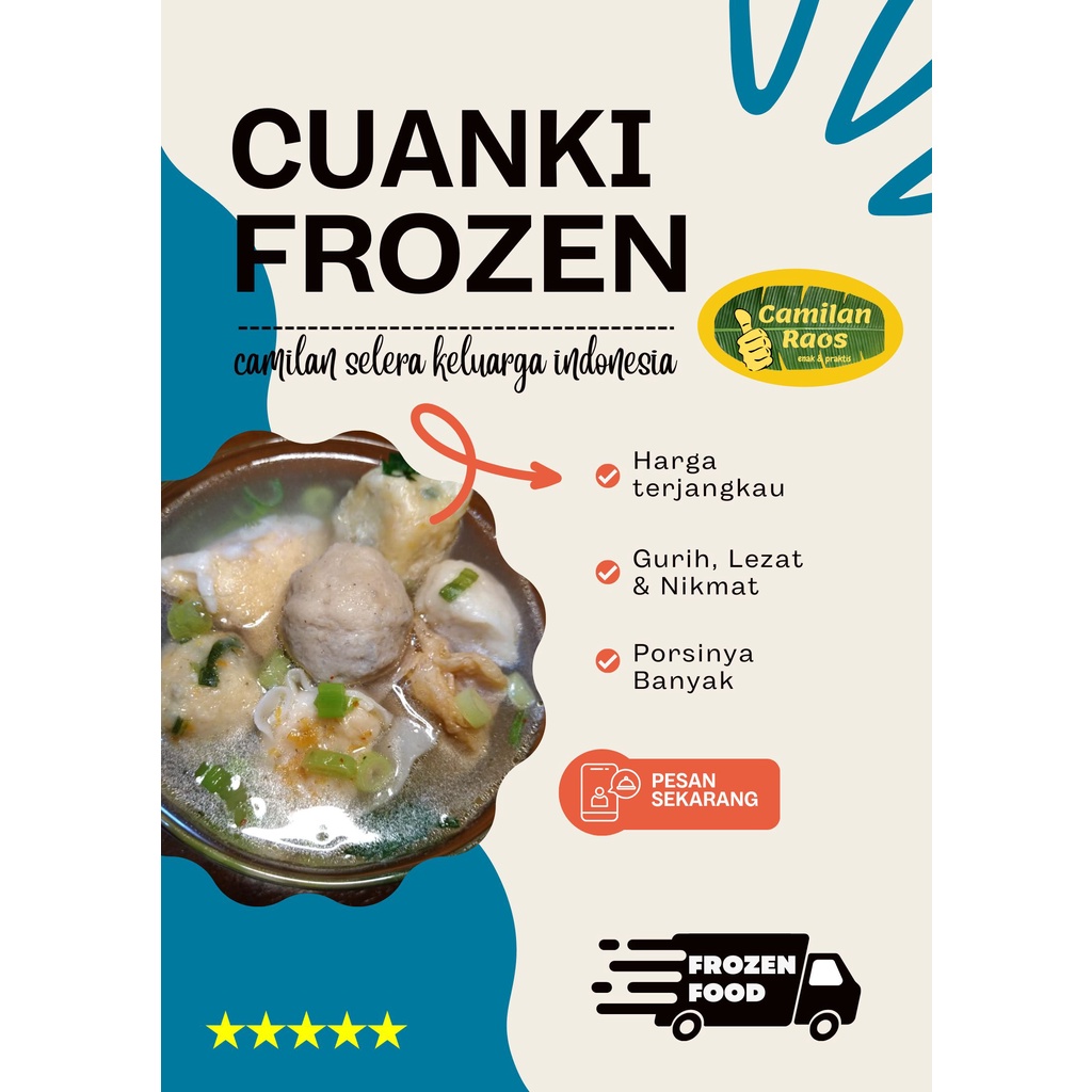 

BAKSO IKAN CUANKI / SEBLAK BAKSO FROZEN / BAKSO IKAN SEHAT