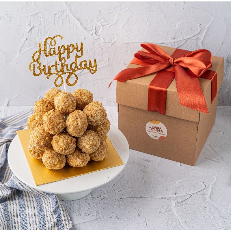 Topper Happy Birthday Kertas/ Topper Happy Birthday Akrilik