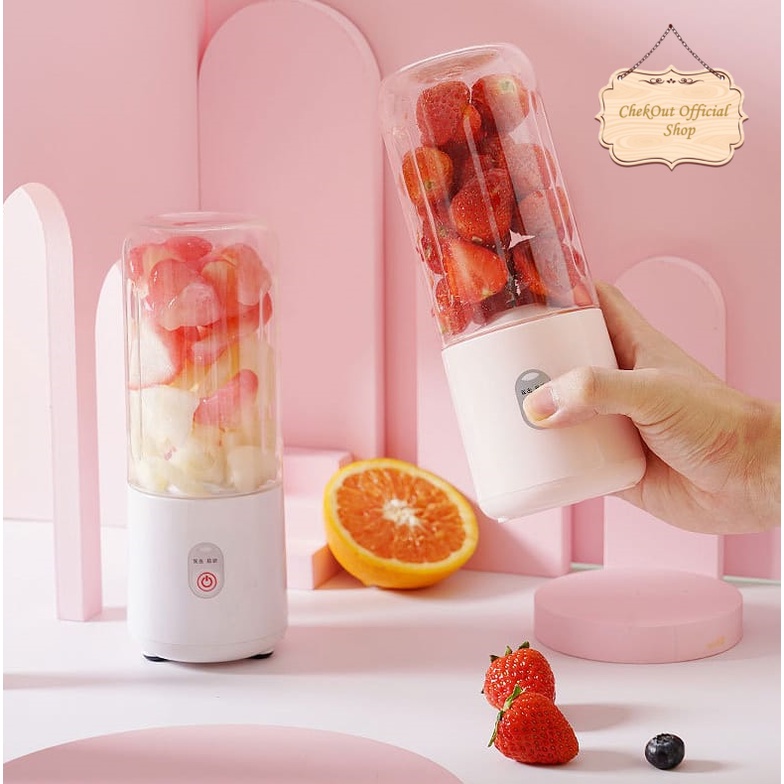 BLENDER PORTABLE BOTOL LECET MESIN BARU- Mesin Bagus dan Baru Cuma Botol Lecet - Blender Juice Porta