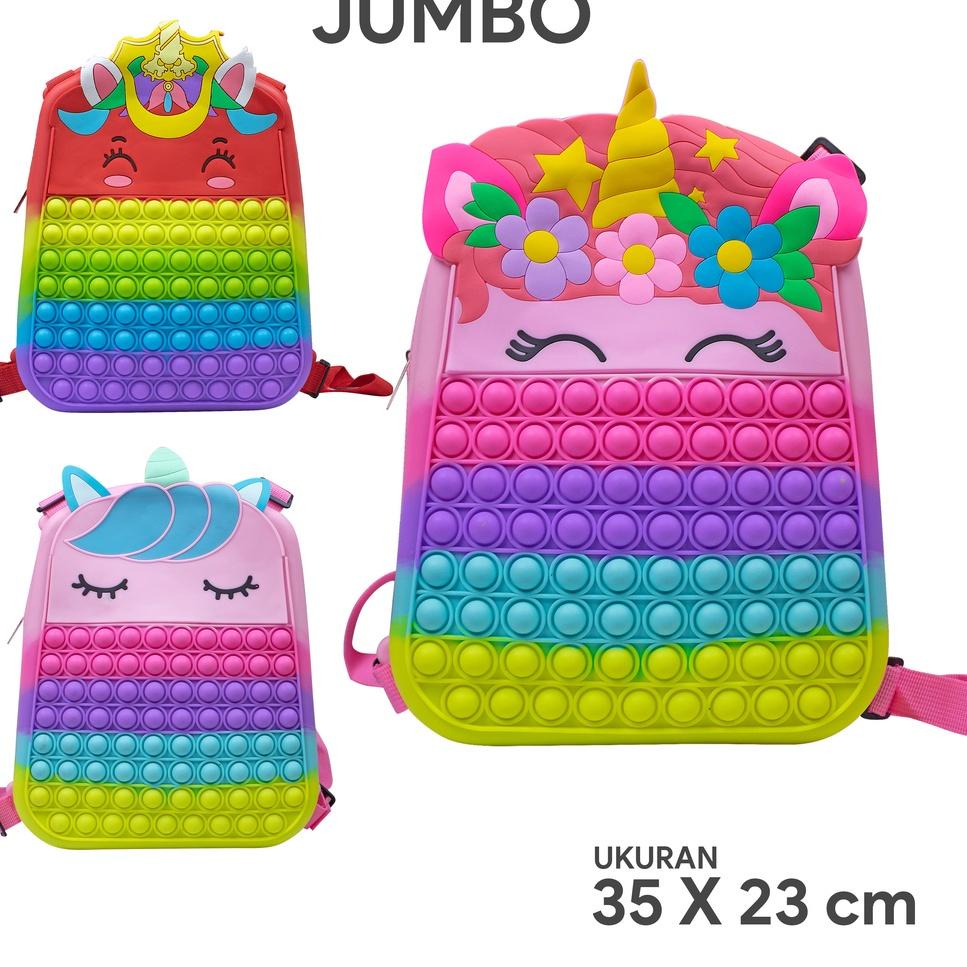 TM.22Oc22ᶻ ‑ Tas Selempang Model Pop It Untuk Anak/ Backpack Hello kitty/ tas pop it hello kitty