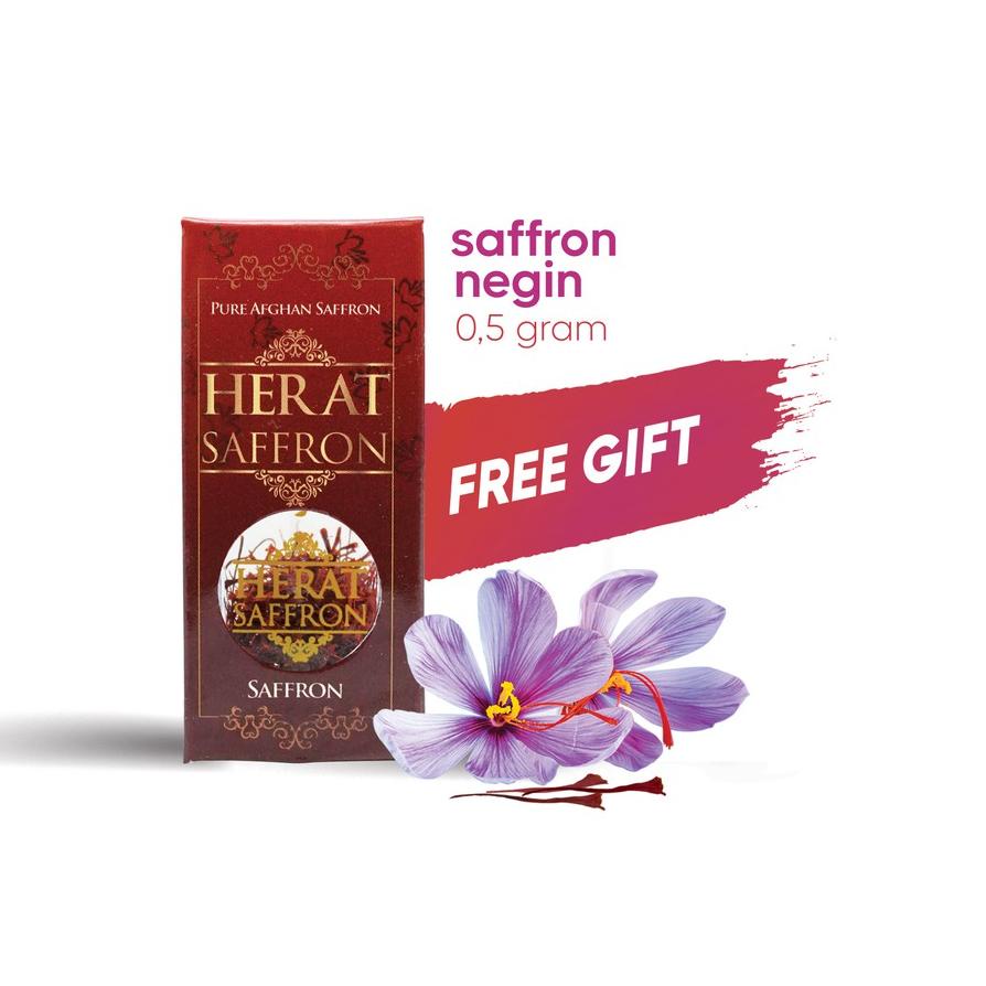 

10.10 SALE Herat Saffron - Saffron Negin 0,5 Gram Grade A Herat Best Quality Safron Afganistan serbuuu !