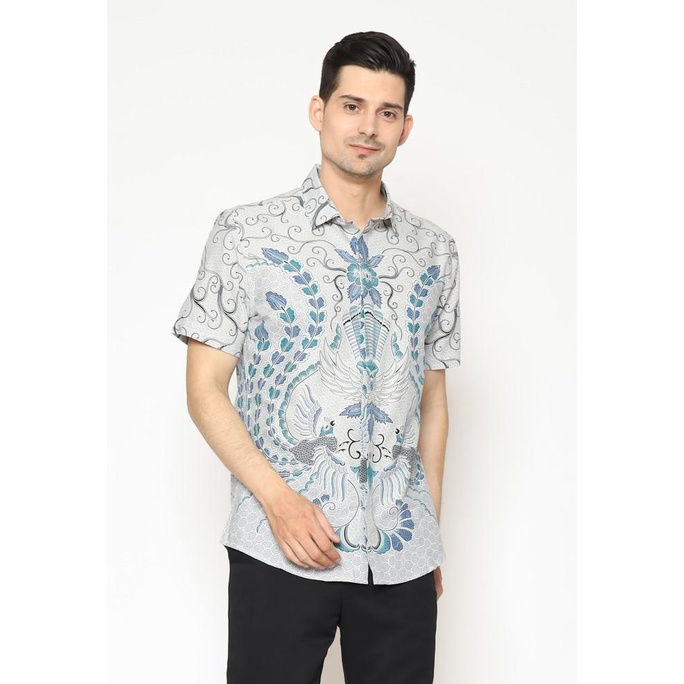 Maginot Kemeja Batik 3.0 Gaya-SS Lengan Pendek Pria