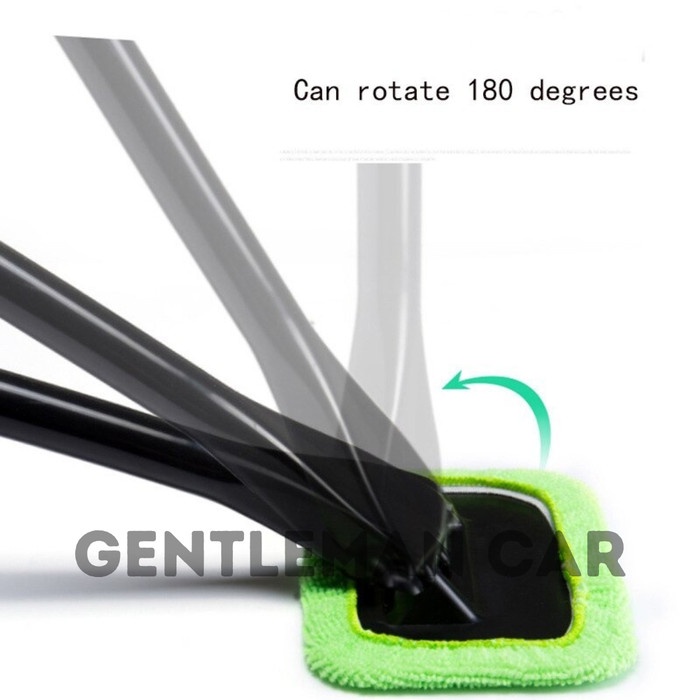 Tongkat Sikat Lap Microfiber Pembersih Kaca Depan Windshield Interior Dalam Mobil Car