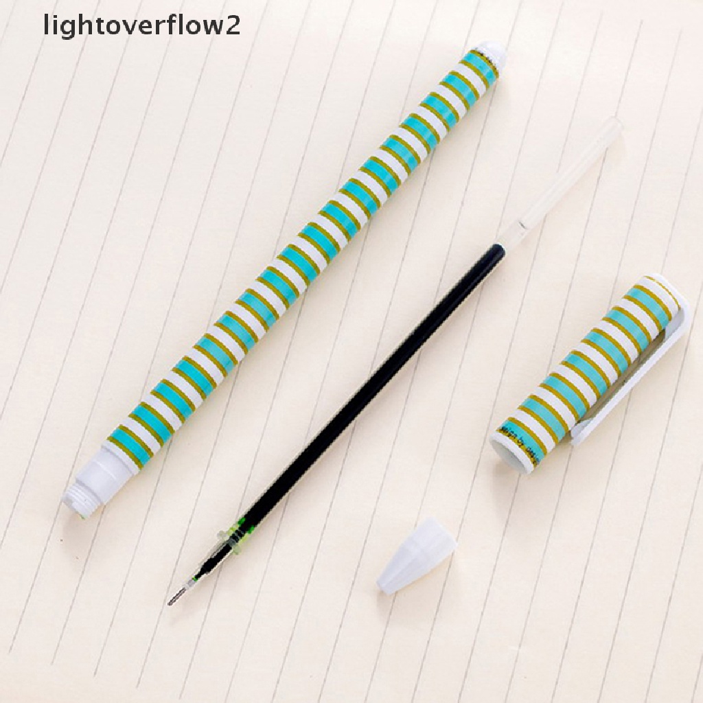 (lightoverflow2) 6 / 10pcs Pulpen Gel Warna-Warni Untuk Sekolah / Kantor