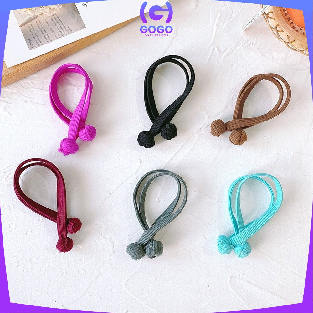 GOGO-C334 Karet Ikat Rambut Elastis Scrunchie Rubber Band / Karet Rambut Anak / Kuncir Rambut Wanita / Ikat Rambut Korean Style