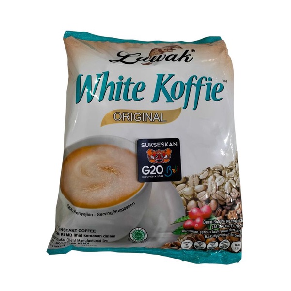 

Luwak White Coffe bag isi 18 Sachet