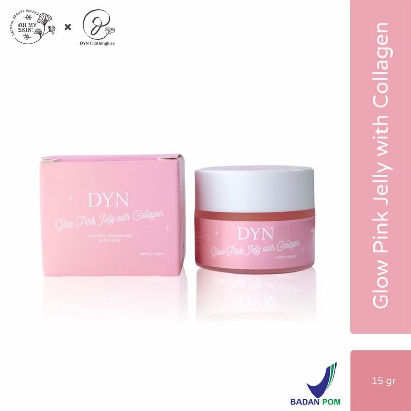 Oh My Skin DYN Glow Pink Jelly with Collagen by DYN Skincare15 gr
BPOM