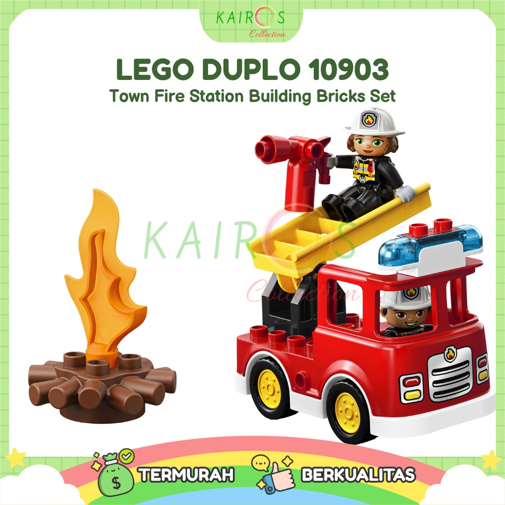 LEGO DUPLO Town Fire Station Building Bricks Set 10903