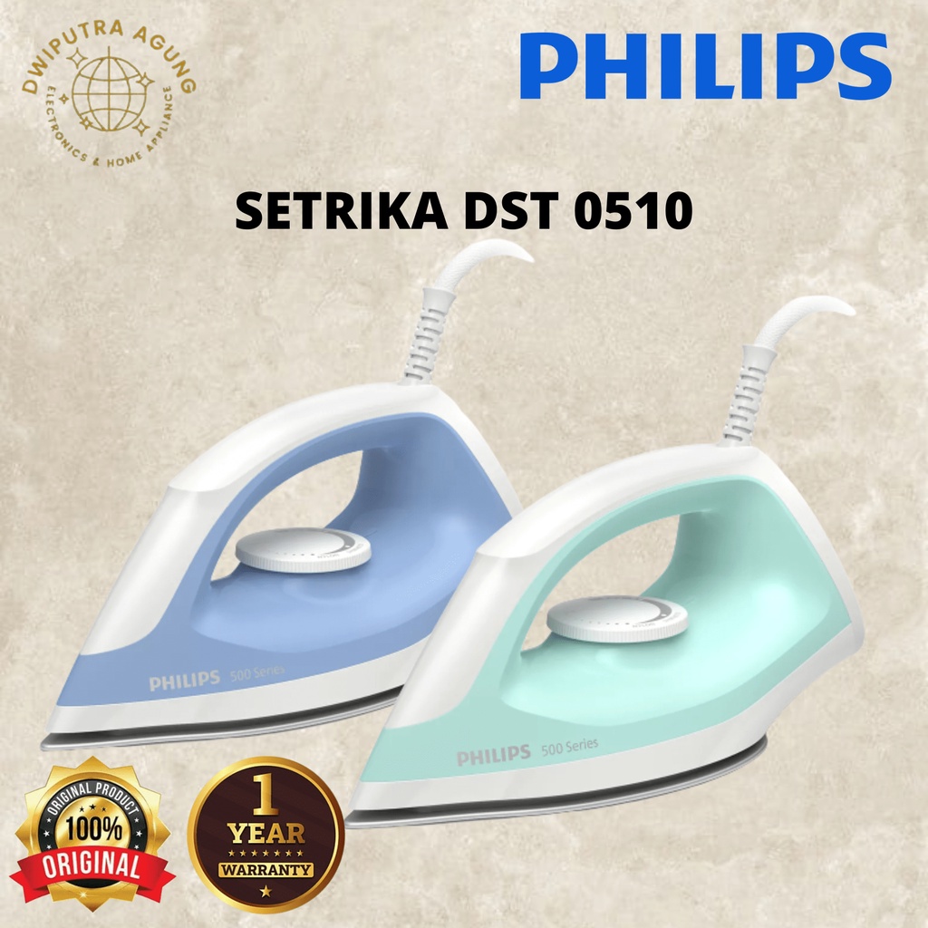 STRIKA SETRIKA PHILIPS DST 0510 / DST0510 ANTI LENGKET 350W