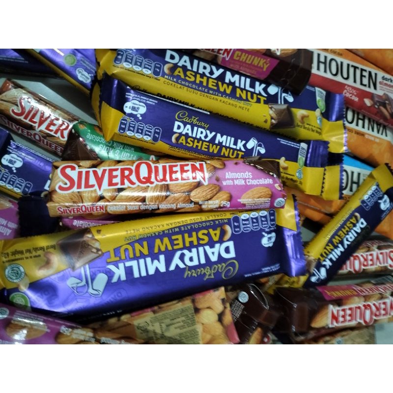 COKELAT CHOCOLATE SILVERQUEEN CHUNKY 95 GRAM  UNTUK TAMBAHAN ISI HAMPERS