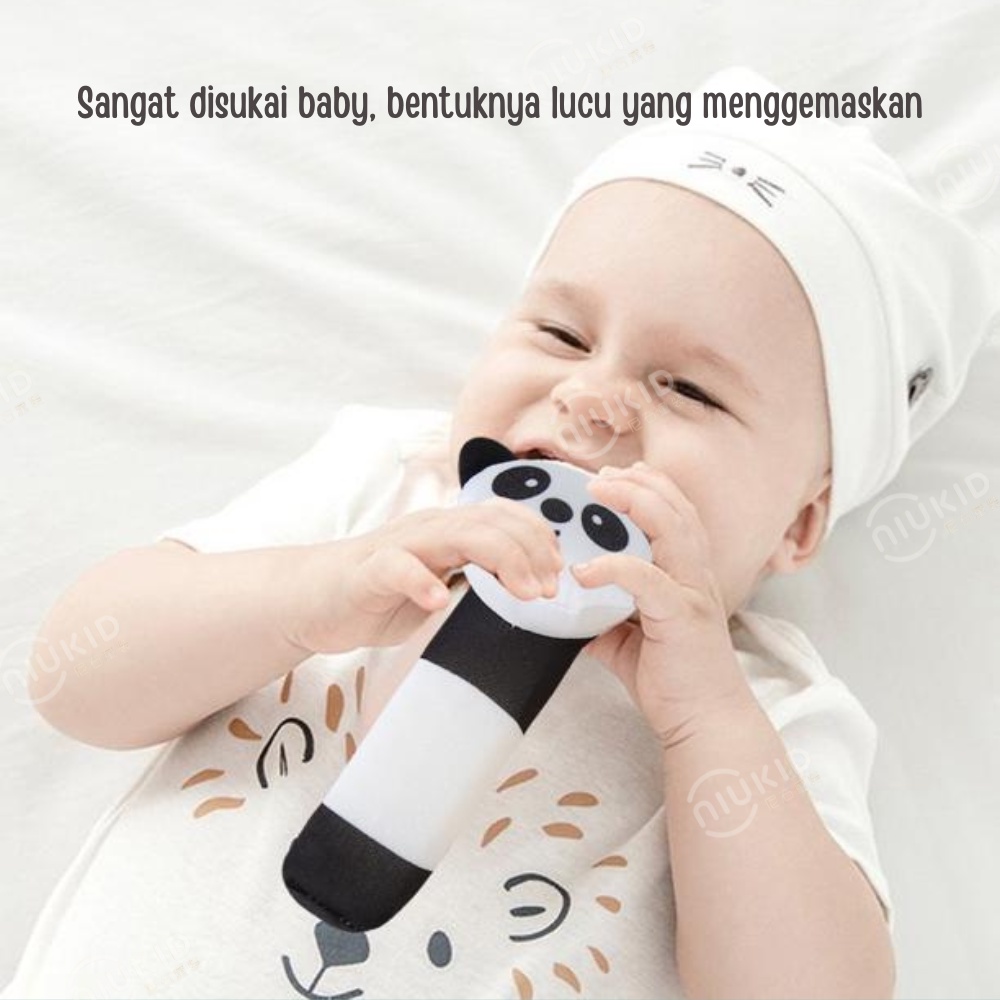 NIUKID MAINAN RATTLE STICK BAYI MAINAN TANGAN BAYI BUNYI LUCU