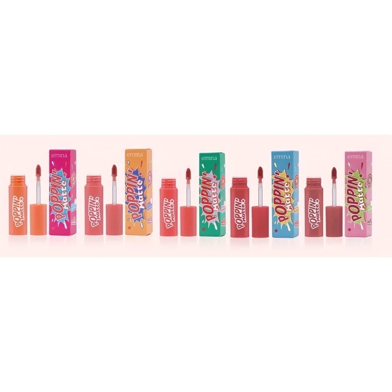 EMINA Poppin Matte Lipcream+Special edition