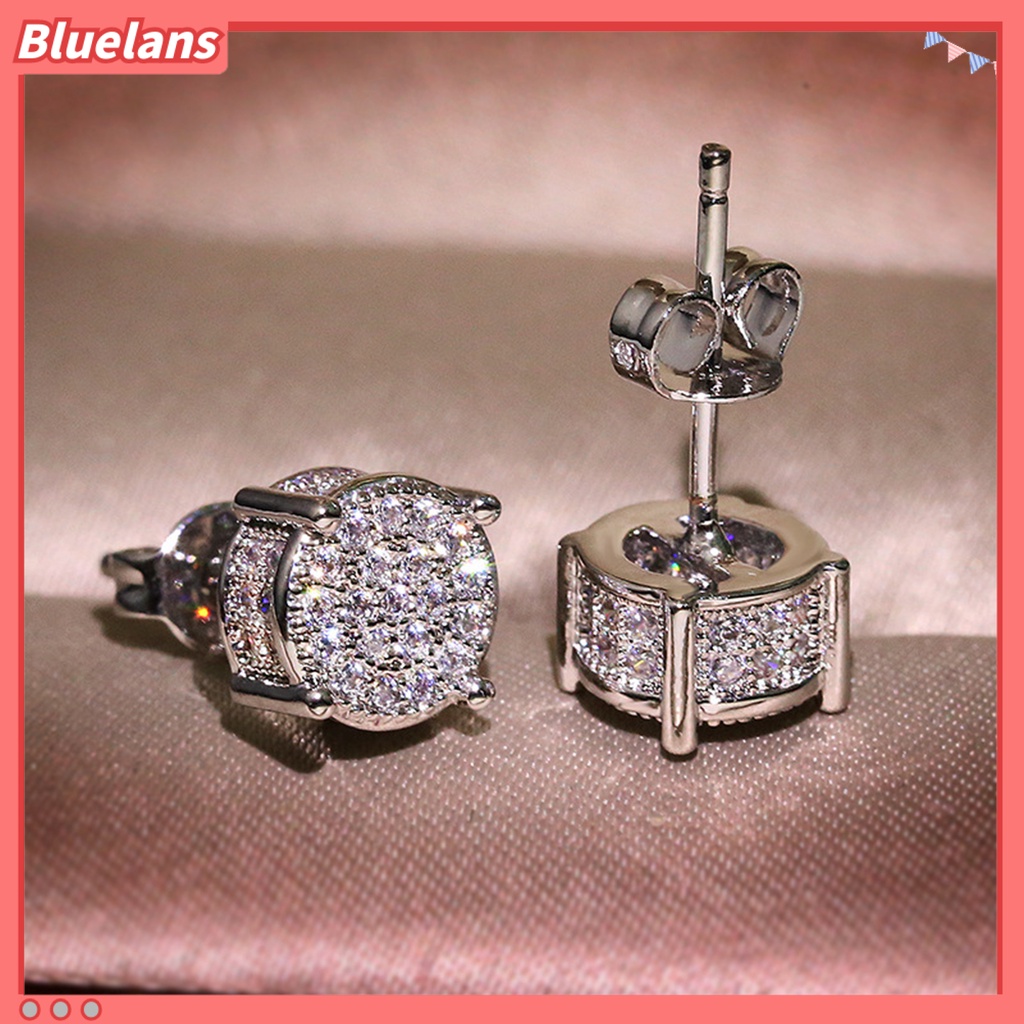 Bluelans Anting Stud Glossy Model Empat Cakar Untuk Harian