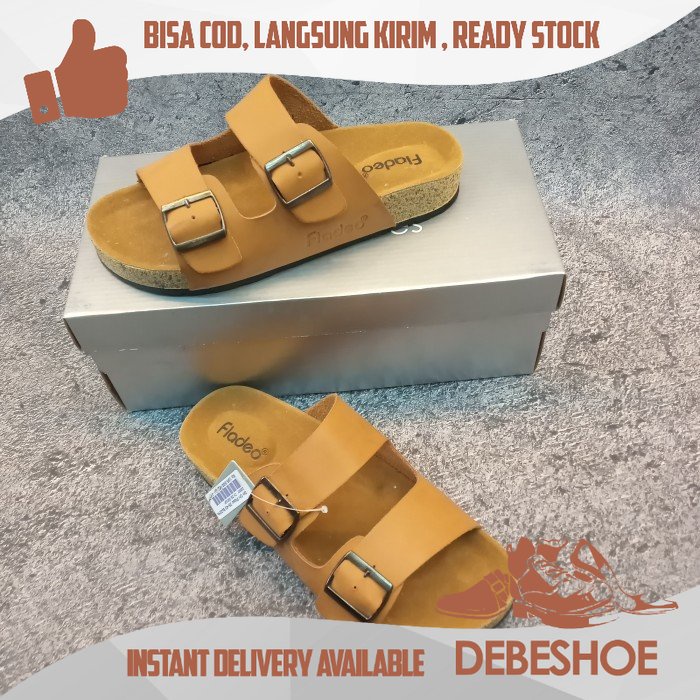 SANDAL PUYUH SELOP FLADEO ORI COWOK SANDAL SLIDE KULIT BERKUALITAS PRIA WANITA SANDAL MURAH COD