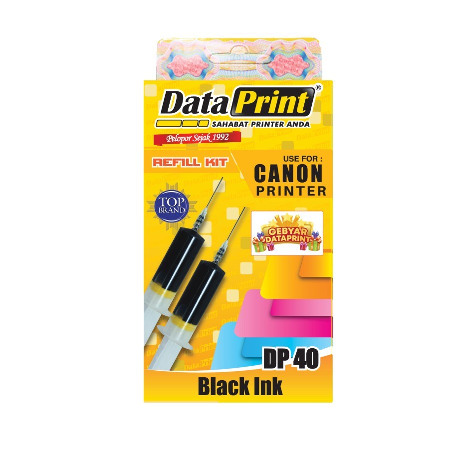 DataPrint DP 40 Tinta Refill For Canon - Hitam