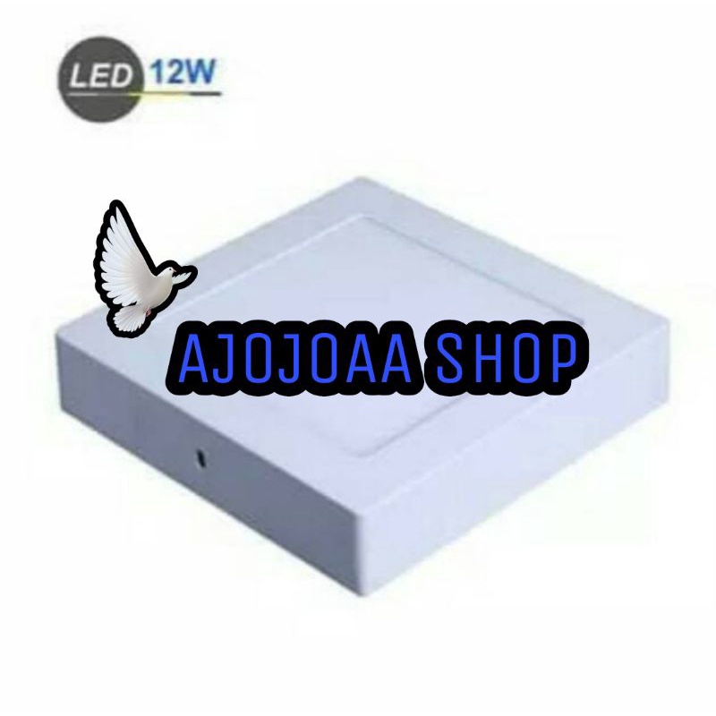 LAMPU DOWNLIGHT LED PANEL OB KOTAK 12 Watt STARLUX/OUTBOW 12 W SQUARE - Putih, 12 Watt
