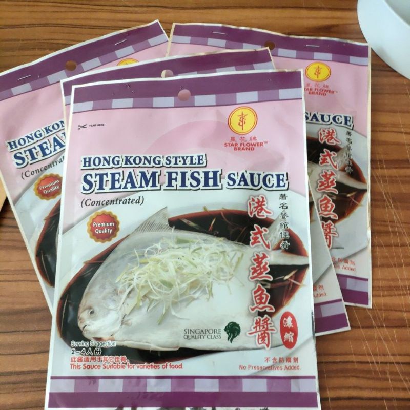 

hongkong style steam fish sauce bumbu stim ikan