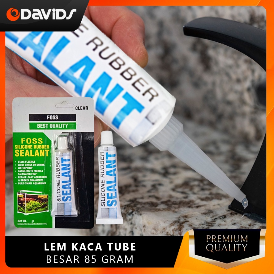 Lem kaca aquarium silikon sealant tube besar