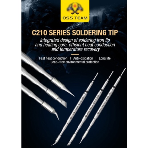 Mata solder T210 tips C210 OSS 018 ujung pisau t210 c210 original terbaru canggih