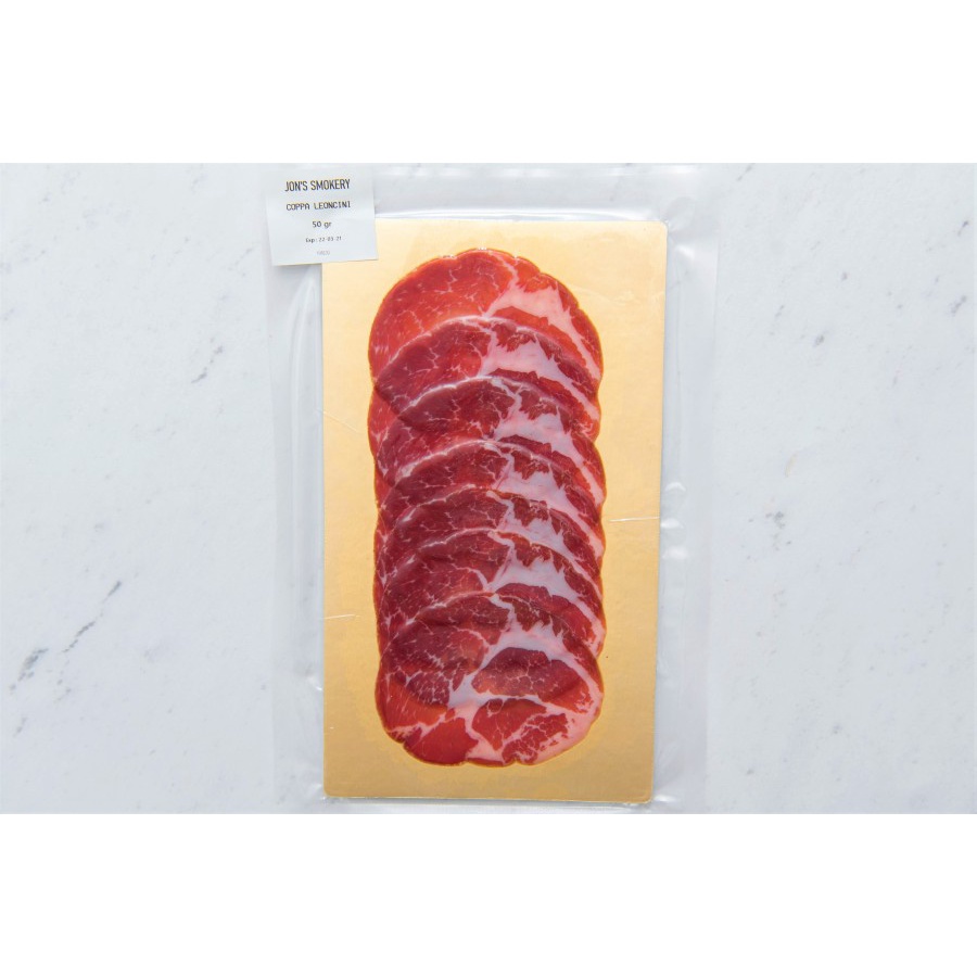 

Salumi - Leoncini Coppa (Capicola) - 50 gr packaging
