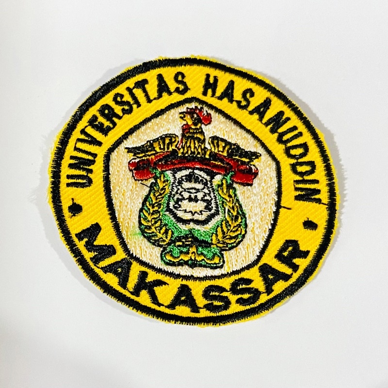 logo bordir untuk almamater unhas / bisa request logo lain