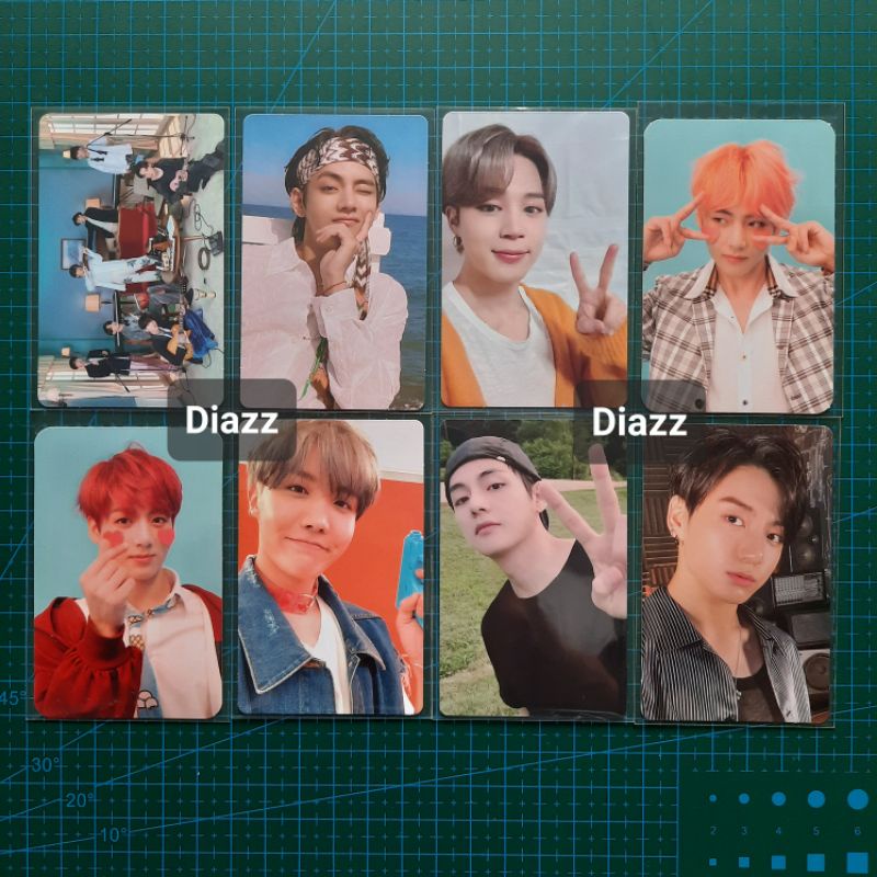 Photocard PC BTS Jungkook ans f // Taehyung peaches // Jhope cream // Pob Jimin BE essential // Taeh
