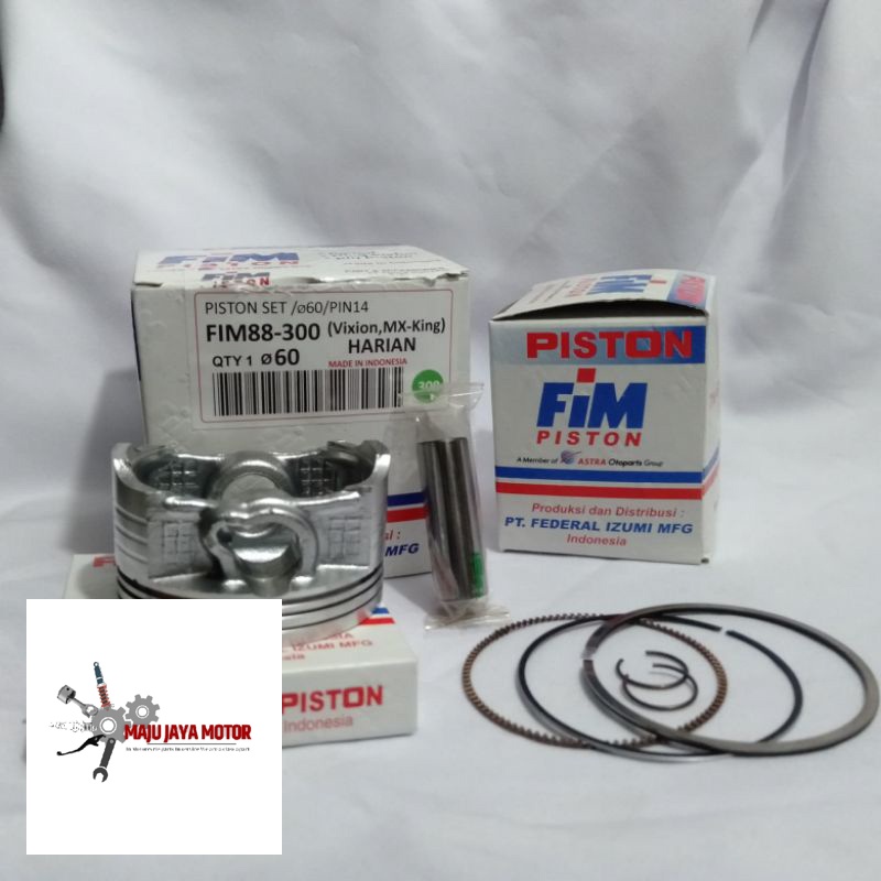 SEHER KIT PISTON KIT FIM 88 VIXION MXKING PEN 14 DIAMETER 57 57,5 58 58,5 59 59,5 60