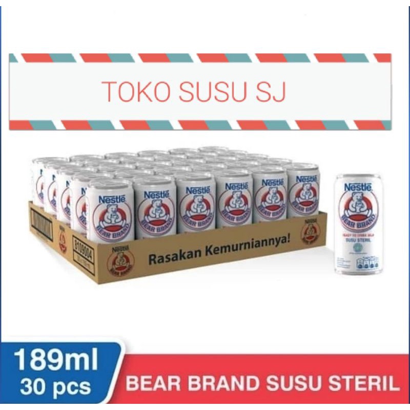 BEAR BRAND SUSU BERUANG KARTONAN 30 PCS/ CARTON/ 30PCS/BEARBRAND