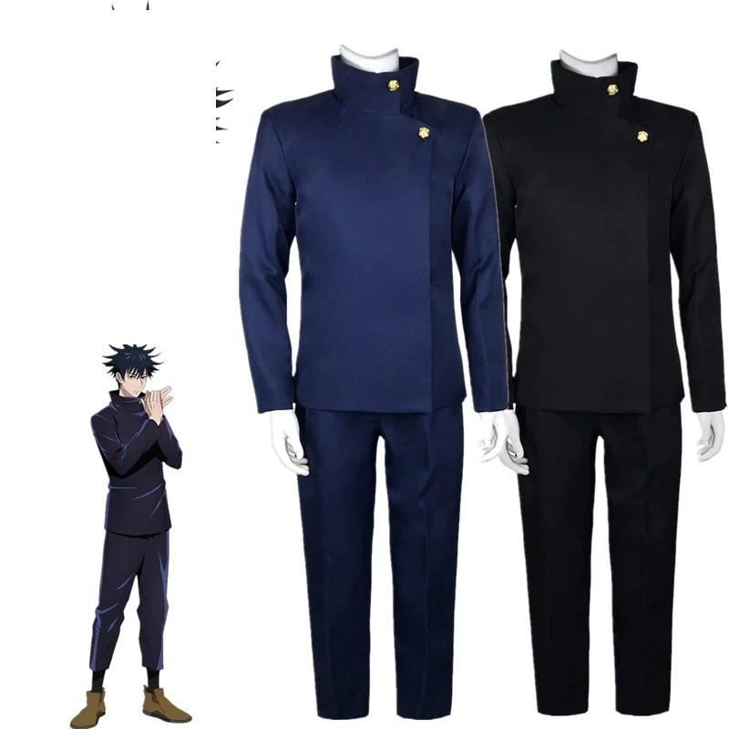 Jaket Jubah Cosplay Anime Jujutsu Kaisen Megumi Fushiguro