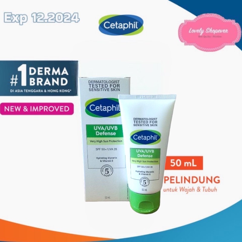 Cetaphil UVA UVB UVA/UVB Defense SPF 50 50+ / UVA 28 50 ML 50ML