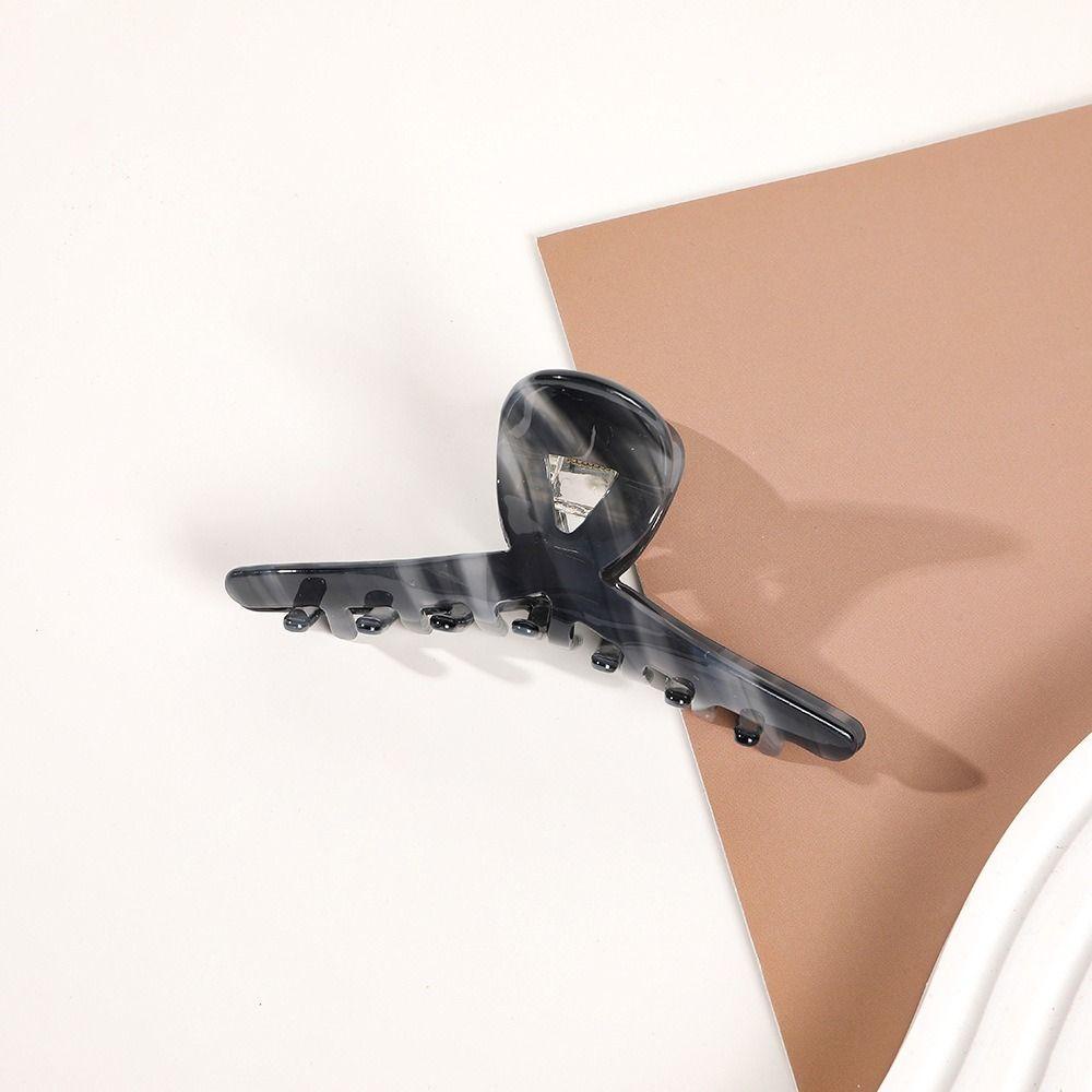 Needway Perempuan Hair Claw French Sweet Aksesoris Rambut Hair Grab Clip Elegan Retro Peri Hiu Klip