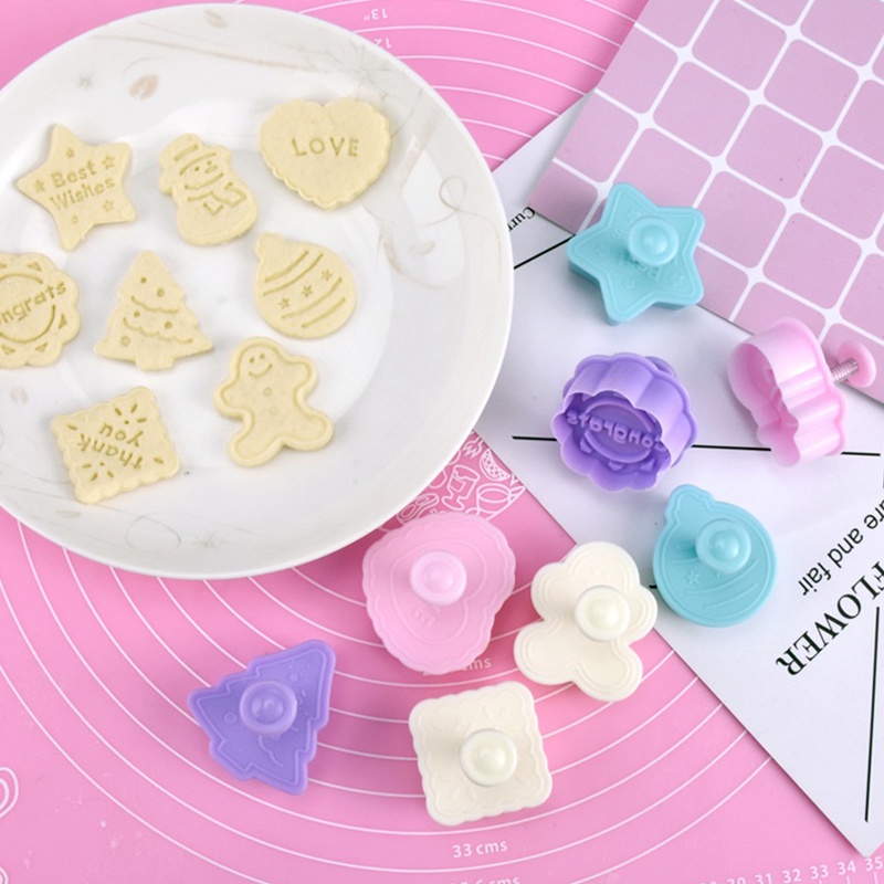 4pcs / Set Cetakan Kue Bentuk Kartun Bahan Plastik Multiseries