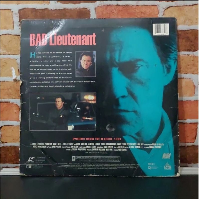 Laserdisc Bad Lieutenant