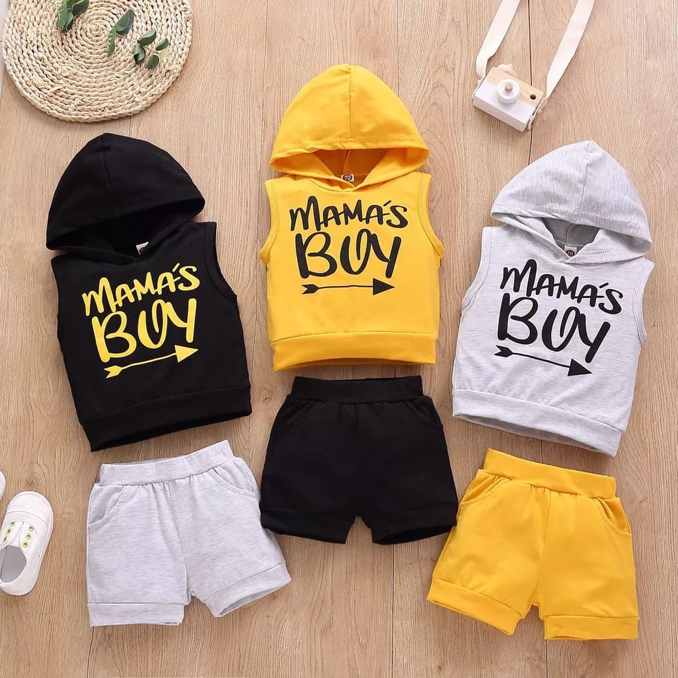 SETELAN HOODIE MAMAS BOY PREMIUM/ PREMIUM BABY TERRY HOODIE ANAK