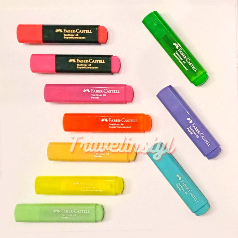 

TEXTLINER 46 PASTEL FABER CASTELL | HIGHTLIGHTER SOFT COLOR | STABILO