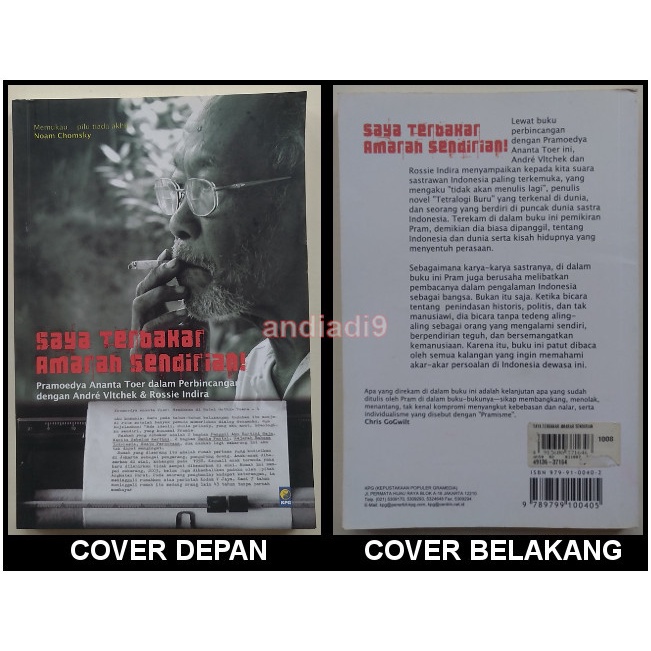 SAYA TERBAKAR AMARAH SENDIRIAN ANDRE VITCHEK ROSSIE INDIRA 2006 ORIGINAL