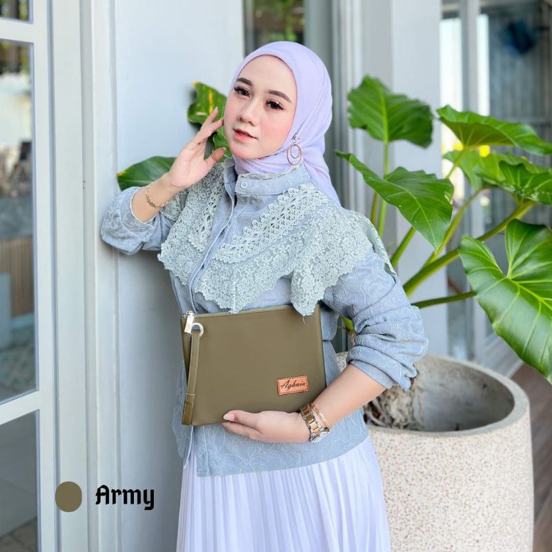 HAWA HANDBAG BY AGHNIA BAHAN CHOCOLY ANTI AIR WATERPROOF