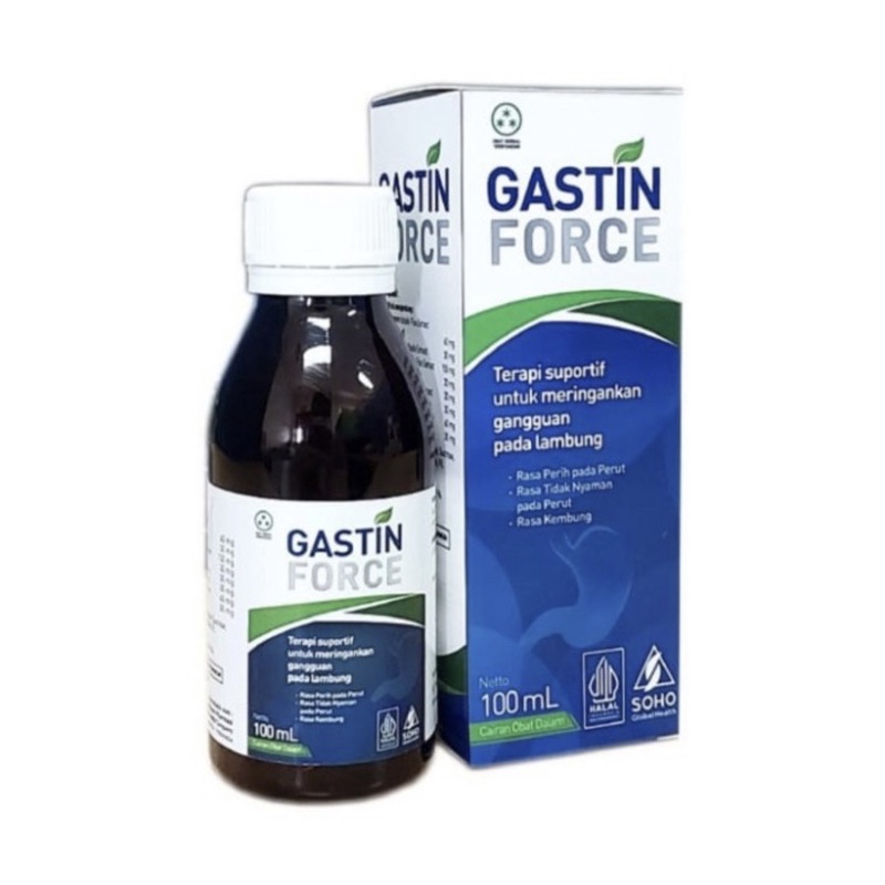 Gastin force sirup 100 ml ( meringankan perut kembung )