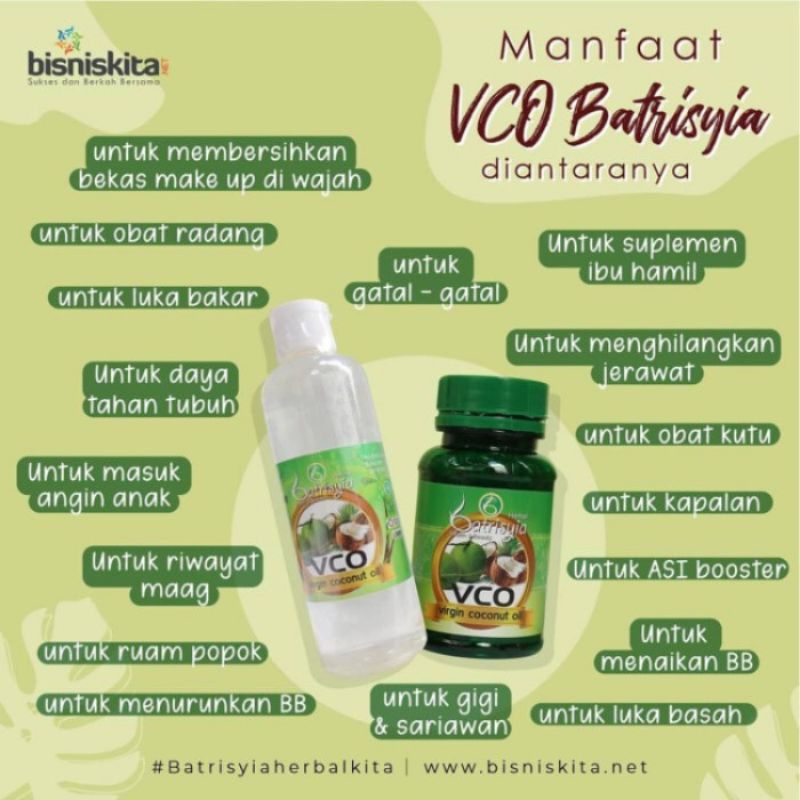 

minyak kelapa VCO | Virgin coconut oil